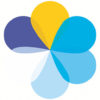Zu sehen ist die Blume aus dem BKK Diakonie Logo