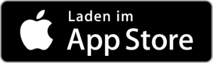 Button mit der Aufschrift "Laden im App Store" und dem Apple Zeichen.